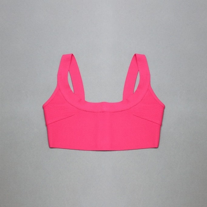 Strappy Sleeveless Exposed Waist Bandage Set PZL3053